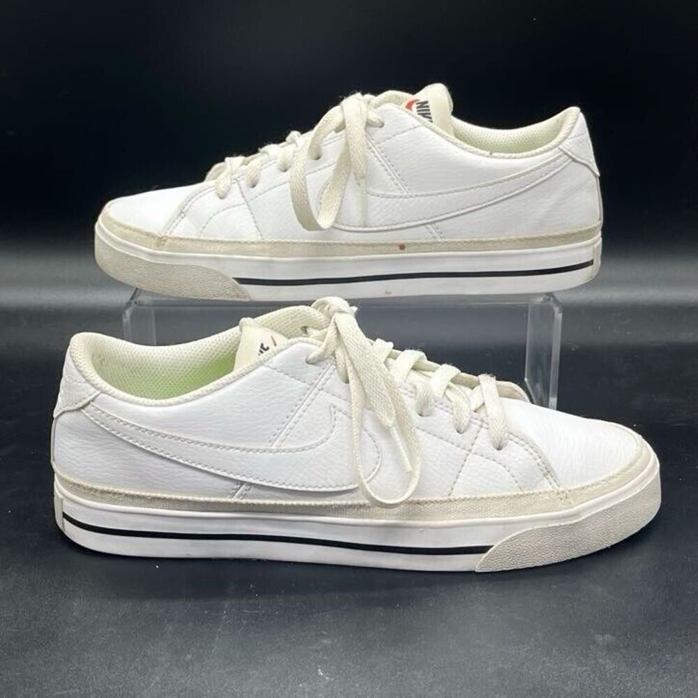 Nike Men's Court Legacy Shoe Mens Size 8.5 Womens Size 10 White DH3161-101